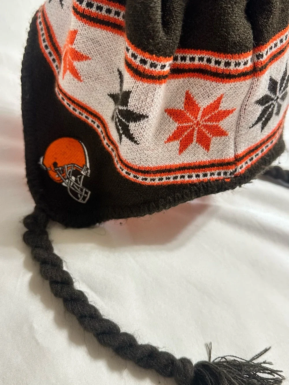 NFL Youth Cleveland Brown Knit Toboggan.